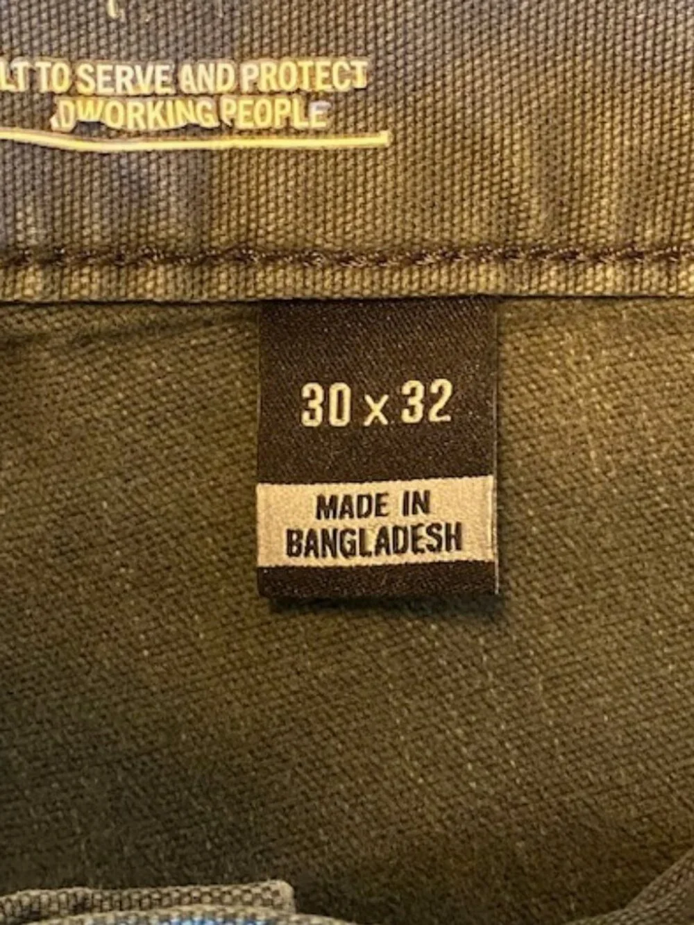 Beautifully Worn Carhartt Women's Double Knee Work Pants, Relaxed Fit, 30 x 32